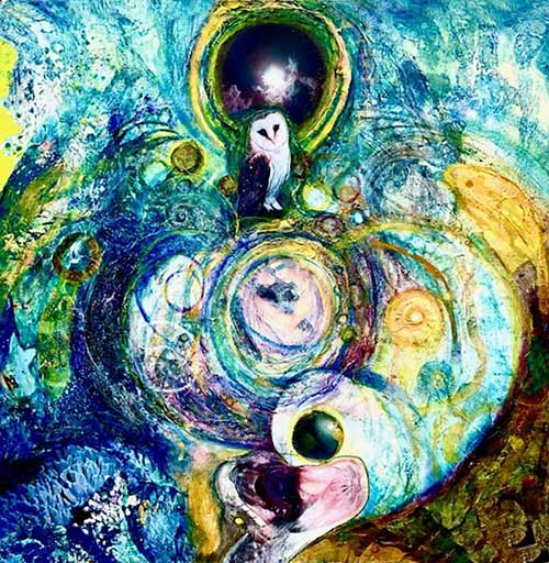 Distressed coral reefs.