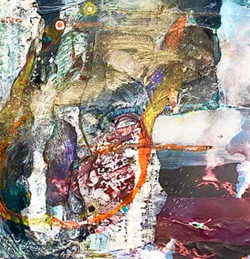 Abstract painting, After the Fire