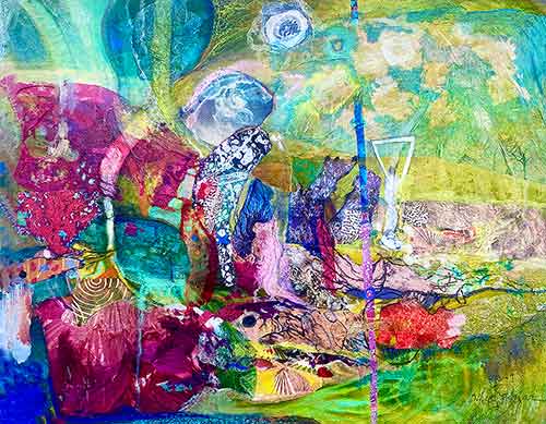 Abstract painting, Open Wide