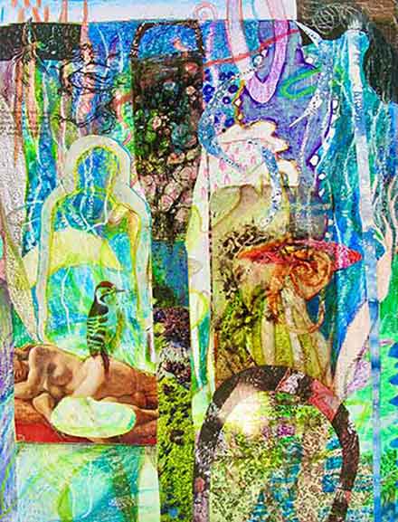 Abstract painting, Phoenix Rising