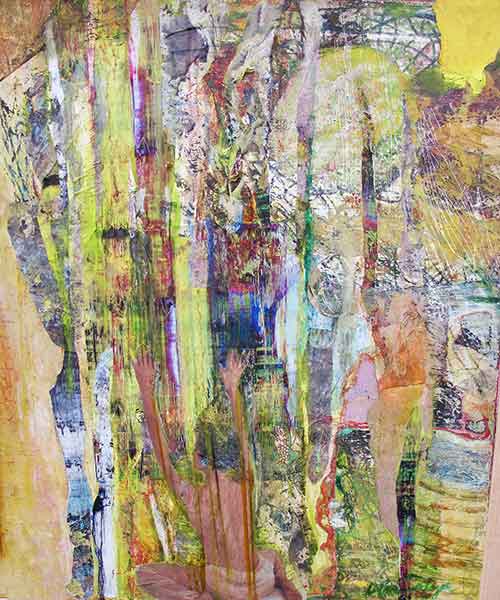 Abstract painting, Sheltering